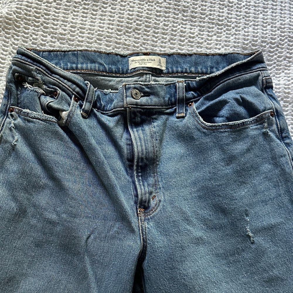 Abercrombie & Fitch Light Blue Denim Pants
